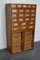 German Industrial Oak and Pine Apothecary Cabinet, Mid-20th Century 7