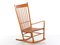 Rocking Chair Modèle J16 Mid-Century par Hans Wegner pour FDB 3