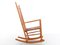 Mid-Century Scandinavian Model J16 Rocking Chair by Hans Wegner for FDB 2