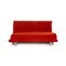 Multy Fabric Red Three-Seater Couch from Ligne Roset, Image 1