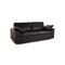 Conseta Black Leather Sofa from Cor 5
