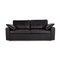 Conseta Black Leather Sofa from Cor 1