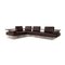 Dono Brown Leather Sofa by Rolf Benz 1