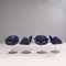 Little Tulip Purple Leather Swivel Chair by Pierre Paulin for Artifort, 1960s 7