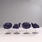 Little Tulip Purple Leather Swivel Chair by Pierre Paulin for Artifort, 1960s, Image 7