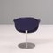 Little Tulip Purple Leather Swivel Chair by Pierre Paulin for Artifort, 1960s 2