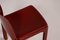 Selene Red Stacking Chairs by Vico Magistretti for Artemide, 1960s, Set of 4 13