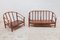 Vintage Bambus Sessel und Sofa, 2er Set 5