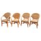 Bamboo Armchairs, Set of 4 1