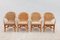 Bamboo Armchairs, Set of 4 2