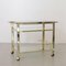 Bar Cart in Chrome and Brass 5