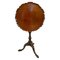 Antique Edwardian Carved Mahogany Lamp Table, Image 1