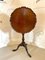 Lámpara de mesa eduardiana antigua de caoba tallada, Imagen 7