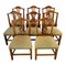 18th Century George III Hepplewhite Oak Dining Chairs, Set of 8 1