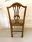 18th Century George III Hepplewhite Oak Dining Chairs, Set of 8 3