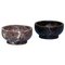 Black & Red Memory Bowls by Cristoforo Trapani, Set of 2, Image 1