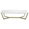 Gold Carrara Marble Star Coffee Table by Olivier Gagnère 1