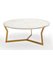 Round Carrara Star Coffee Table by Olivier Gagnère 2