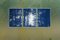 Forest Silhouette Sunset, Blue Nature Large Triptych, Cyanotype on Paper, 2021, Image 7