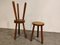 Vintage Wooden Tripod Stools, 1960s, Set of 3 6