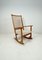 Mid-Century Rocking Chair in Pine and Sheepskin by Yngve Ekström, Sweden 3