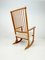Mid-Century Rocking Chair in Pine and Sheepskin by Yngve Ekström, Sweden 11