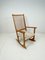 Mid-Century Rocking Chair in Pine and Sheepskin by Yngve Ekström, Sweden 4