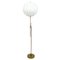 Brass Floor Lamp from Falkenbergs Belysning, Sweden, 1960s, Image 1