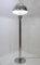 Italian Glass and Chrome Floor Lamp, 1970s 7