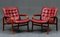 Vintage Danish Lounge Chair Set from Gote Mobler, 1970s, Set of 2 1