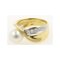 Asayo Japanese Pearl and Diamond 18 Karat Gold Ring 6