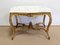 Mesa estilo Regency de mármol y madera dorada, finales del siglo XIX, Imagen 1