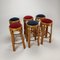 Vintage Bamboo Barstools, 1960s, Set of 6, Image 2