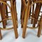 Vintage Bamboo Barstools, 1960s, Set of 6, Image 7