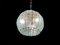 Italian Cut Glass Pendant Lamp, 1960s 10