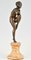 Sculpture de Nu avec Raisins Art Déco en Bronze par Pierre Le Faguays 3