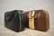 Leather Suitcases, 1950s, Set of 2 3