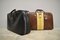 Leather Suitcases, 1950s, Set of 2 2