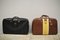 Leather Suitcases, 1950s, Set of 2 1