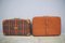 Brown Suitcases, 1950s, Set of 2 1