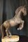 Walnut Wood Soaring Horse Sculpture, Image 1