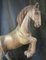 Walnut Wood Soaring Horse Sculpture, Image 2