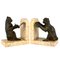 Art Deco Monkey Bookends by Carlier, 1930s, Set of 2 1