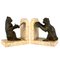 Art Deco Monkey Bookends by Carlier, 1930s, Set of 2, Image 1