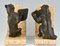 Art Deco Monkey Bookends by Carlier, 1930s, Set of 2 8