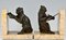 Art Deco Monkey Bookends by Carlier, 1930s, Set of 2 7