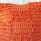 Orange Textures from the Loom Pillow by Com Raiz 4