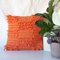 Coussin Orange Textures from the Loom par Com Raiz 2