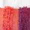 Orange & Red Textures from the Loom Pillow by Com Raiz 7