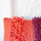 Orange & Red Textures from the Loom Pillow by Com Raiz 5